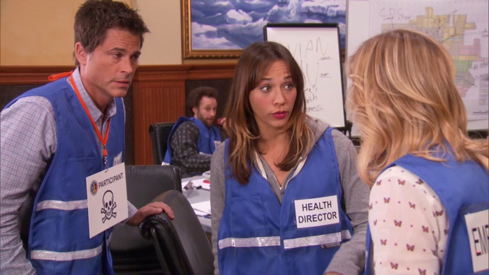 LOOK, WE ARE STUCK IN THIS ROOM UNTIL THE DRILL IS OVER. 