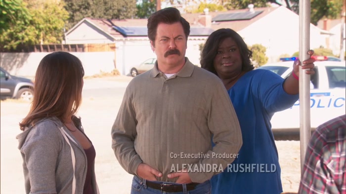 OKAY, WE DON'T KNOW HOW LONG LESLIE'S GOING TO BE GONE, 