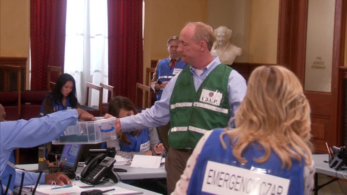 TO SET UP TRIAGE AT THE HIGH SCHOOL... 