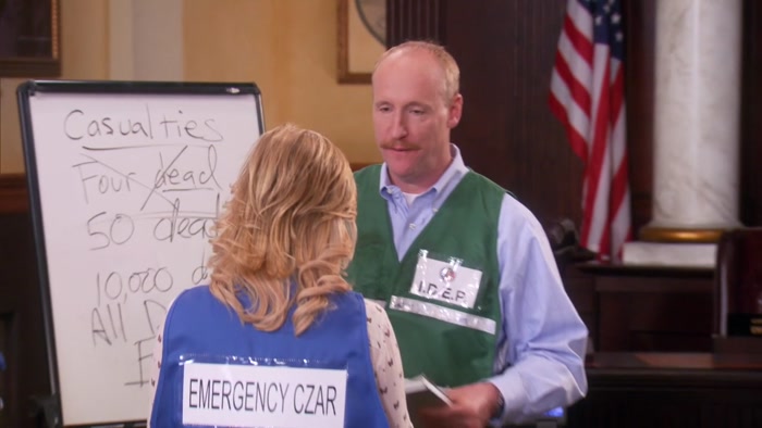 I HAVE TO ONCE AGAIN GIVE PAWNEE A FAILING GRADE. 