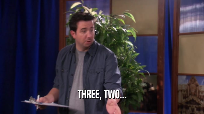 THREE, TWO...  