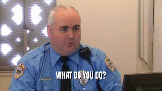 WHAT DO YOU DO?  