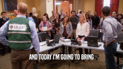 AND TODAY I'M GOING TO BRING  