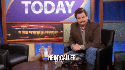 NEXT CALLER.  