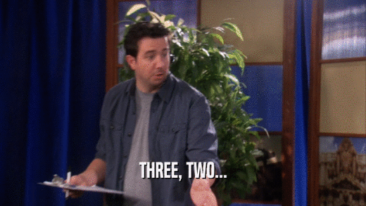 THREE, TWO...  