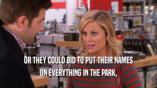 OR THEY COULD BID TO PUT THEIR NAMES ON EVERYTHING IN THE PARK, 