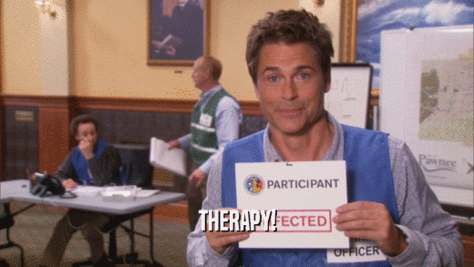 THERAPY!  