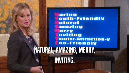 NATURAL, AMAZING, MERRY, INVITING, 