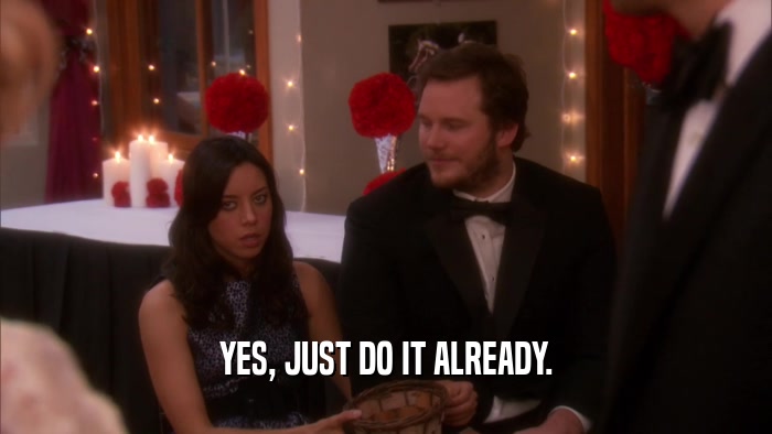 YES, JUST DO IT ALREADY.  