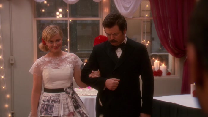 TO JOIN LESLIE KNOPE AND BENJAMIN WYATT IN MARRIAGE. 