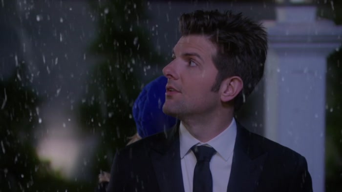 HEY, IT'S SNOWING.  