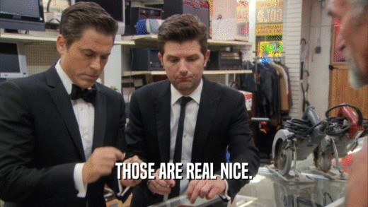 THOSE ARE REAL NICE.  