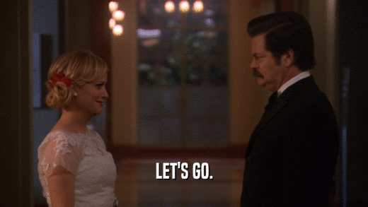 LET'S GO.  
