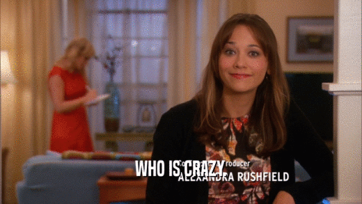 WHO IS CRAZY.  