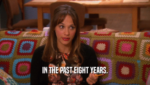 IN THE PAST EIGHT YEARS.  