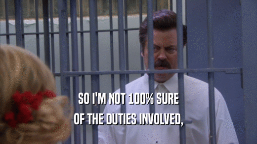 SO I'M NOT 100% SURE OF THE DUTIES INVOLVED, 