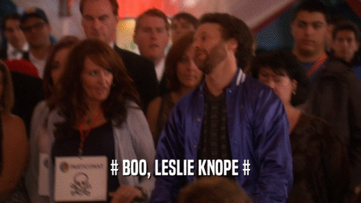 # BOO, LESLIE KNOPE #  