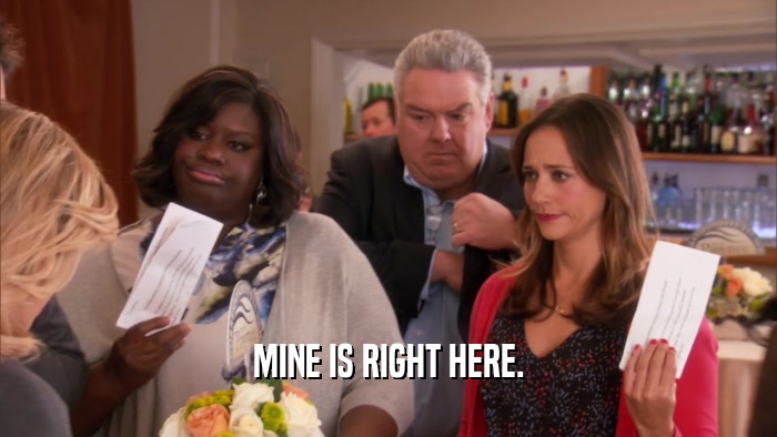 MINE IS RIGHT HERE.  