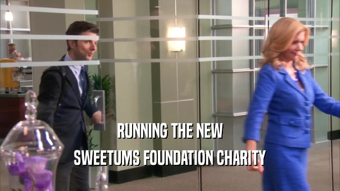 RUNNING THE NEW SWEETUMS FOUNDATION CHARITY 
