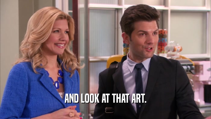 AND LOOK AT THAT ART.  