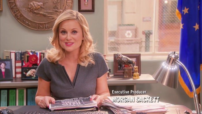 I AM PREPPING FOR THE PAWNEE CORRESPONDENTS' LUNCH. 