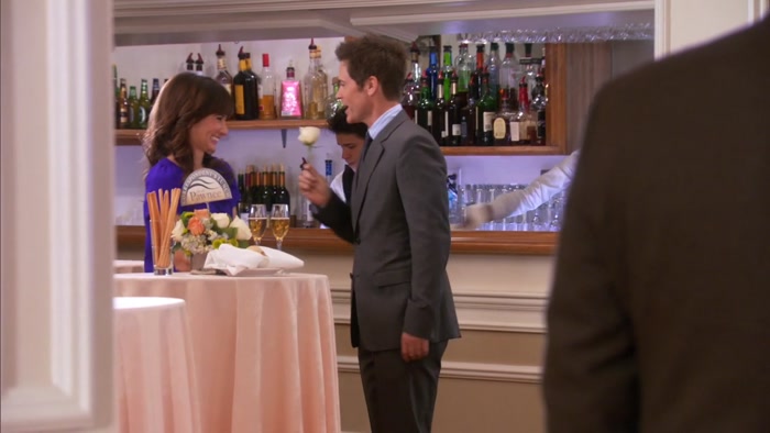 THEY ARE FLIRTING LIKE CRAZY.  