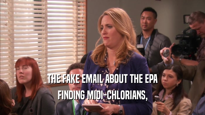 THE FAKE EMAIL ABOUT THE EPA FINDING MIDI-CHLORIANS, 