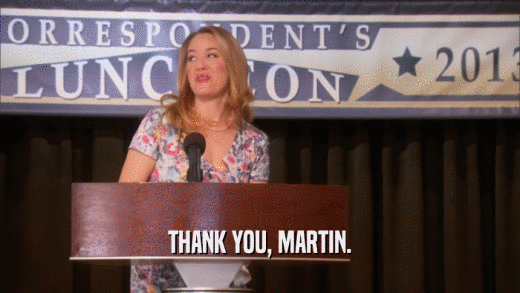 THANK YOU, MARTIN.
  