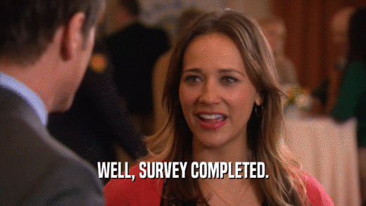 WELL, SURVEY COMPLETED.  