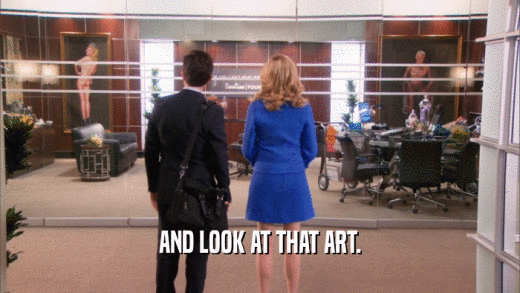 AND LOOK AT THAT ART.  