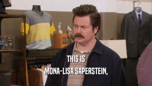 THIS IS MONA-LISA SAPERSTEIN, 