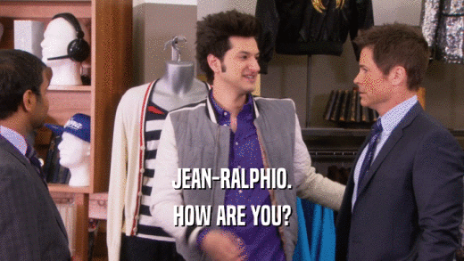 JEAN-RALPHIO. HOW ARE YOU? 