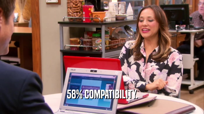 58% COMPATIBILITY.  