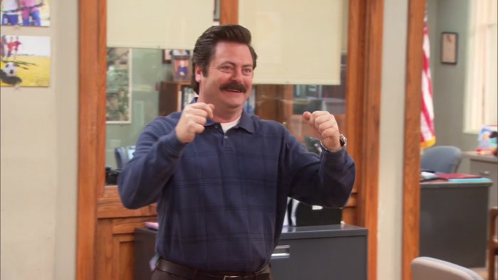 I'M RON SWANSON!  