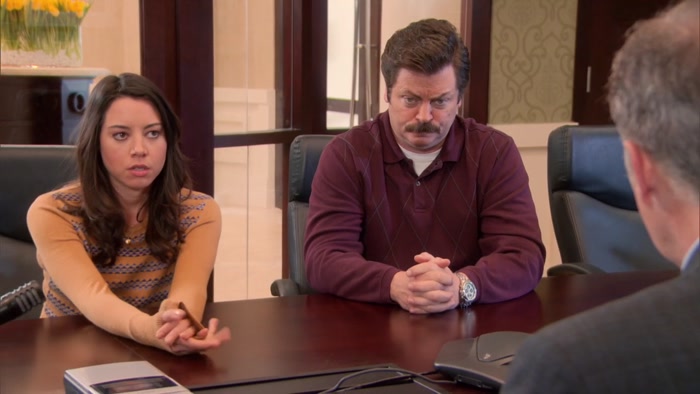 RON SWANSON SAID HE INTENDED TO PUNCH COUNCILMAN JAMM 