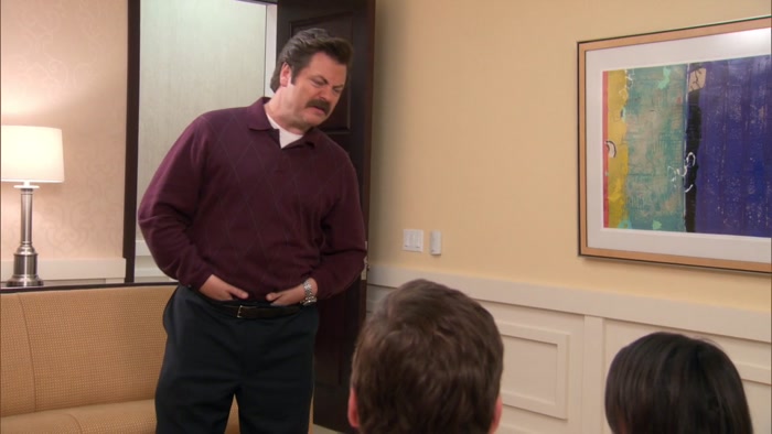 YOU EVEN CALLED ME A... VEGETARIAN. 