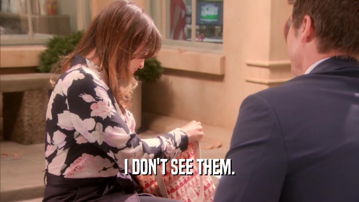 I DON'T SEE THEM.  