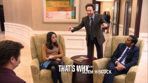 THAT'S WHY.  