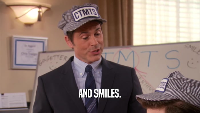 AND SMILES.  
