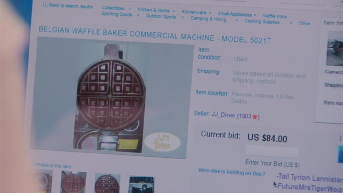 IT'S THE PERFECT BREAKFAST DAY GIFT FOR LESLIE. 