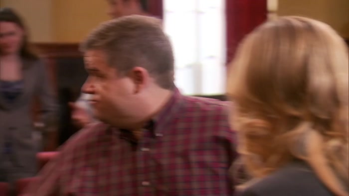 - HEY, CLYDE. - HI, LESLIE. 