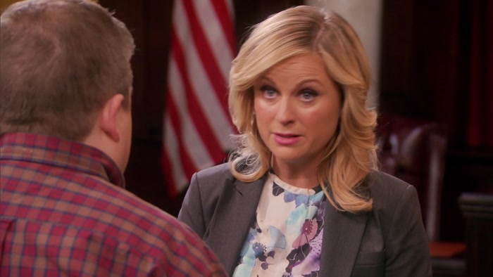 - HEY, CLYDE. - HI, LESLIE. 