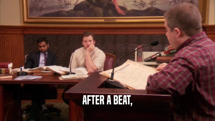 AFTER A BEAT,  