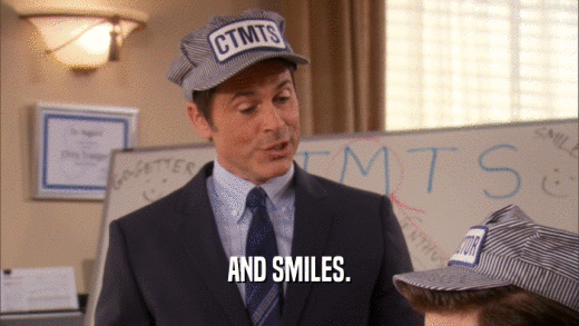 AND SMILES.  