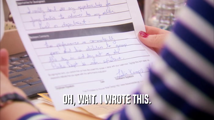 OH, WAIT. I WROTE THIS.  