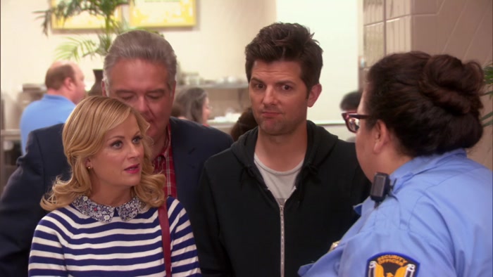 - STILL NO. - IT'S OKAY, LESLIE. COME ON. 