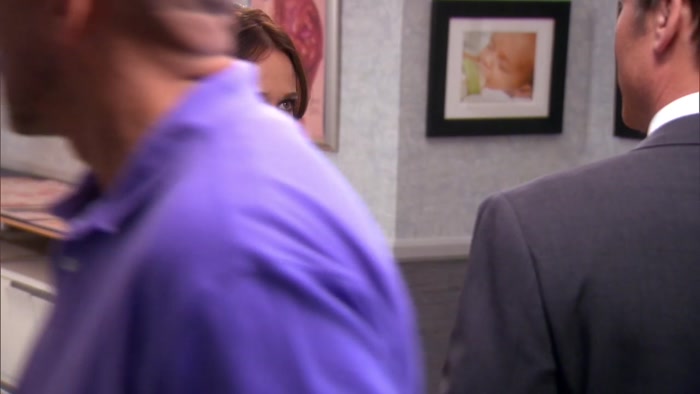 AND YOU STAY OUT HERE AND TRY NOT TO THINK ABOUT WHAT I'M DOING IN THERE. 