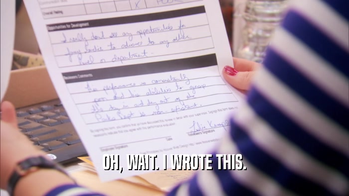 OH, WAIT. I WROTE THIS.  