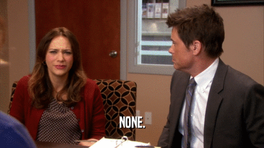 NONE.  