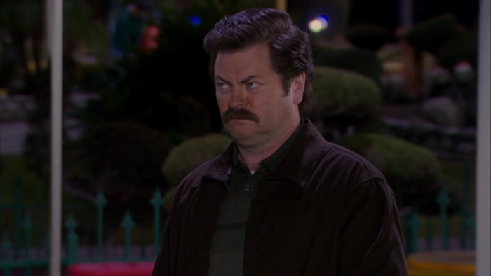 RON LEADS BY ONE.  